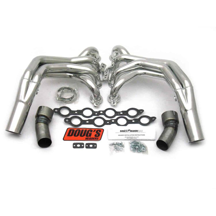 Metallic Ceramic Coated Headers 2001-2004 GM LS1/LS6 1-3/4" Tube Diameter