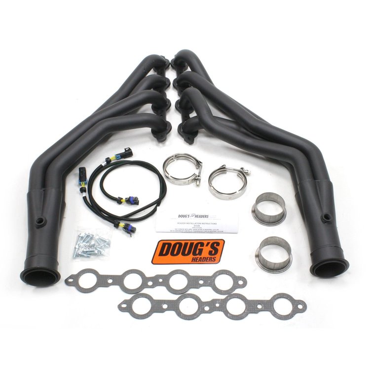 Black Hi-Temp Coated Headers 1964-1972 GM LS1-LS6 1-3/4" Tube Diameter