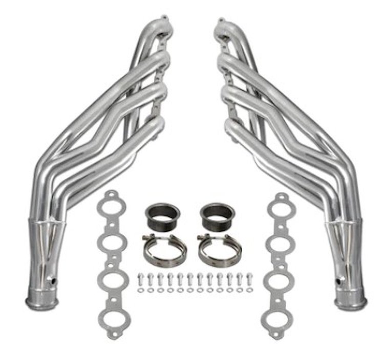 Long Tube Header for 1963-1972 Chevy C10 Pickup LS Engine Swap [Silver Ceramic Coated]