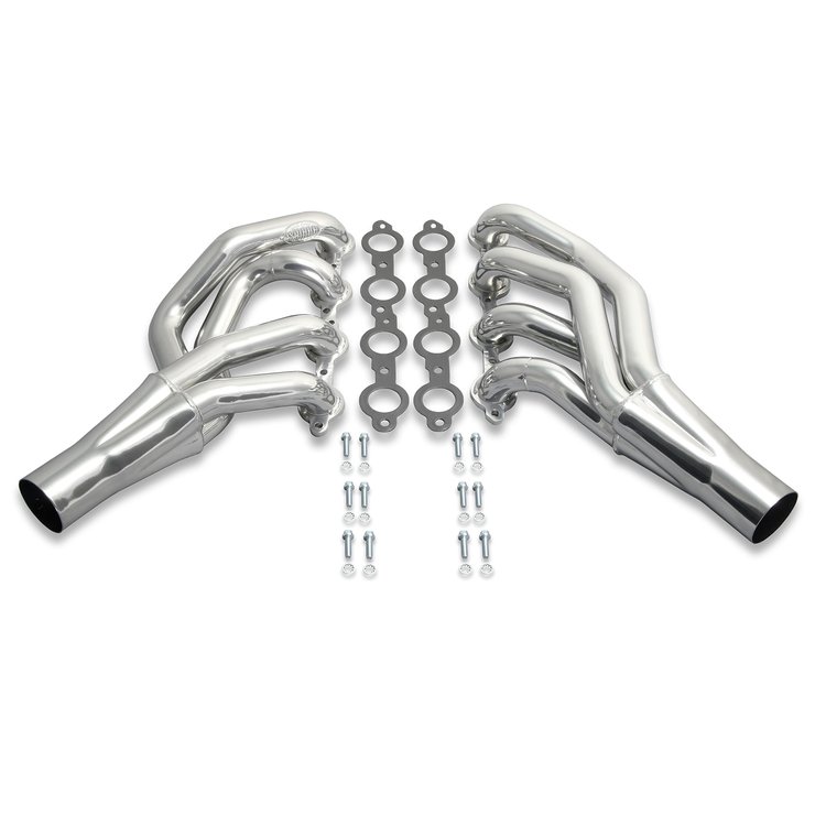 D3357 1967-69 F Body 1968-74 X Body 1 7/8 in. LS Engine Swap Mid Length Exhaust Header with Silver Ceramic Coating