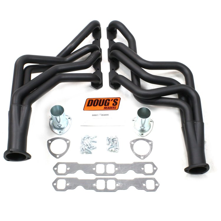 Black Hi-Temp Coated Headers 1978-1987 GM Malibu/El Camino/Monte Carlo/Cutlass/Bonneville 265-400