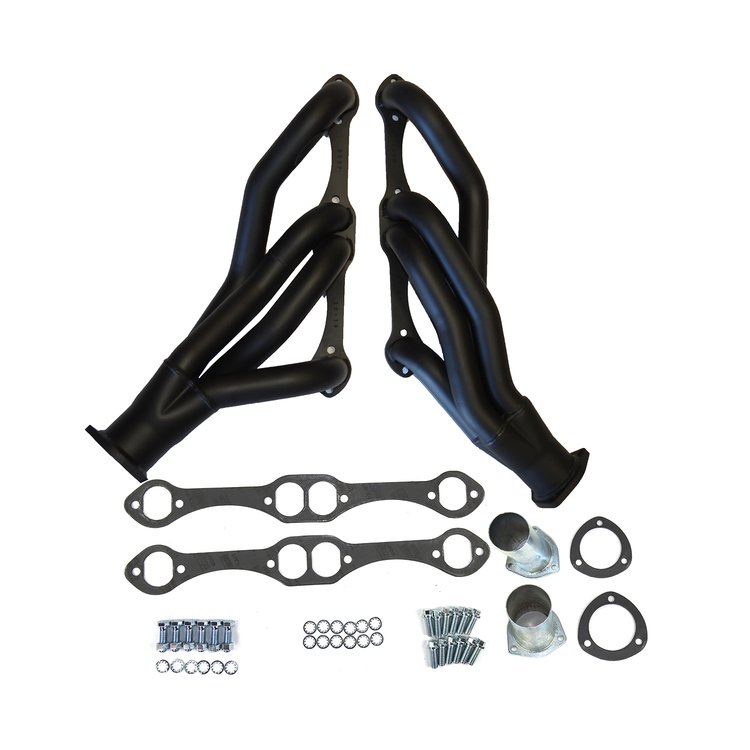 D337-B 1967-88 GM F / G / A Body Small Block Chevy 1 3/4 in. 4-Tube Clippster Header with Hi-Temp Black Coating