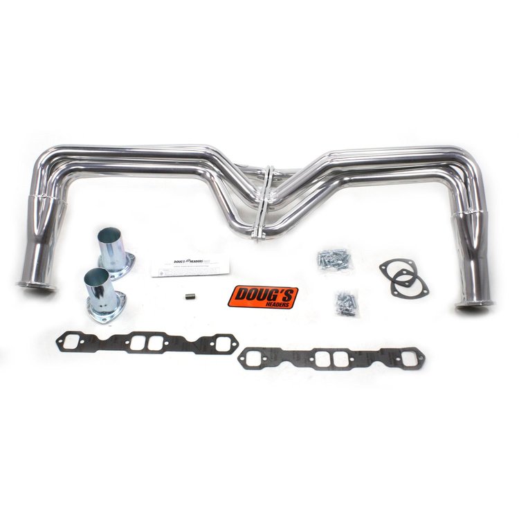 Metallic Ceramic Coated Headers 1955-1957 Small Block Chevy 265-400 1-3/4" Tube Diameter