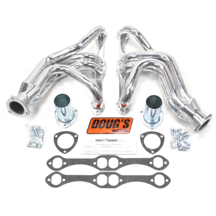 Metallic Ceramic Coated Headers 1955-1957 Small Block Chevy 265-400 1-5/8" Tube Diameter