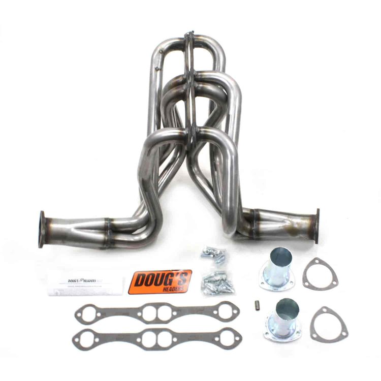 Uncoated/Raw Headers 1958-1964 Small Block Chevy 265-400 1-5/8" Tube Diameter