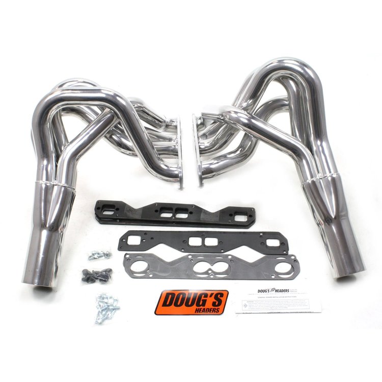 Metallic Ceramic Coated Headers 1962-1967 Chevy II/Nova Small Block 265-400 Fenderwell Exit 2" Tube Diameter