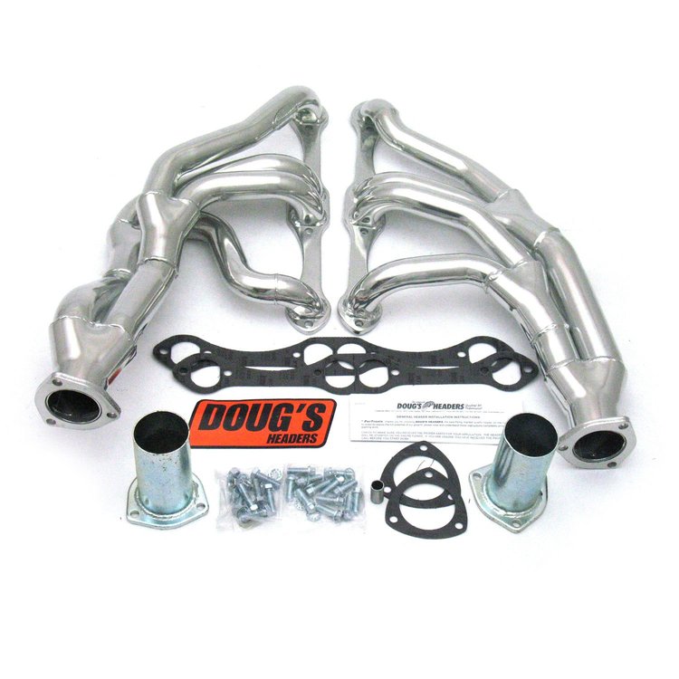 Metallic Ceramic Coated Headers 1962-1967 Small Block Chevy 265-400 1-5/8" -2" Tube Diameter