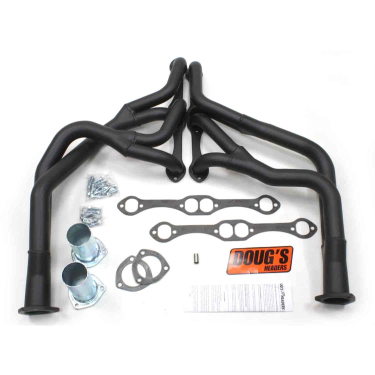 Black Hi-Temp Coated Headers 1967-1974 Small Block Chevy 265-400 1-5/8" -2" Tube Diameter