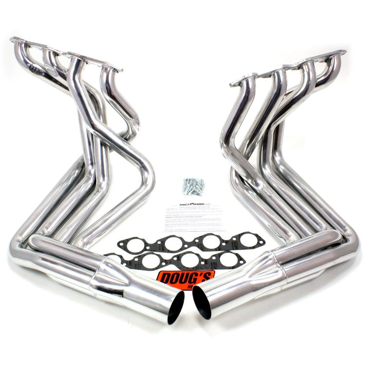 Sidemount Header for 1965-1974 Chevy Corvette Big Block Chevy [304 Stainless Steel]