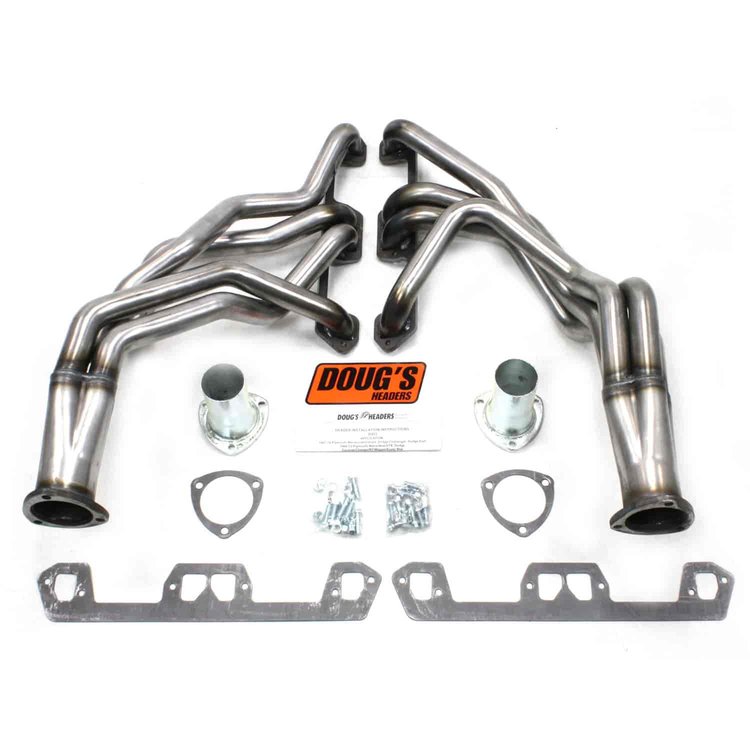 Uncoated/Raw Headers 1962-1974 Dodge/Plymouth 273-360 1-5/8" Tube Diameter