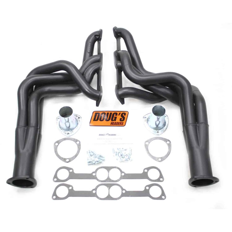 Black Hi-Temp Coated Headers 1970-1981 Firebird, Trans Am 326-455HO/SD 2" Tube Diameter