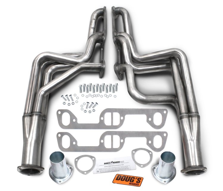 D564-SS Stainless Steel Long-Tube Headers, 1964-1967 Pontiac 326-455, 1-3/4 in. Tube Diameter