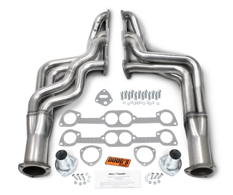 D567-SS Stainless Steel Long-Tube Headers, 1964-1972 Pontiac 326-455, 1-7/8 in. Tube Diameter