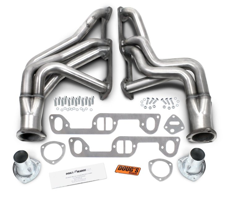 D569-SS Stainless Steel Long-Tube Headers, 1967-1974 Pontiac 326-455, 1-3/4 in. Tube Diameter