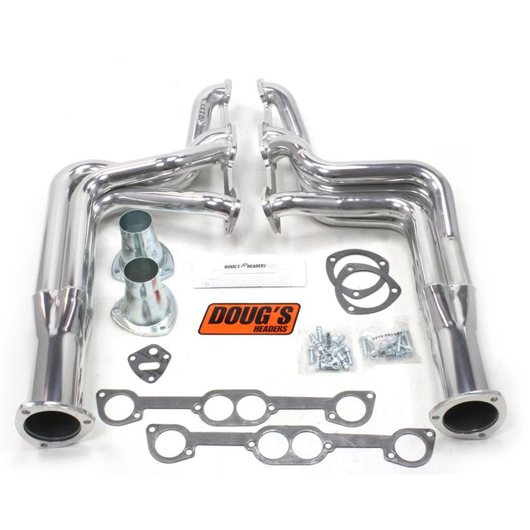 Long Tube Header for 1970-1979 Pontiac Firebird 455 V8 [Silver Ceramic Coated]