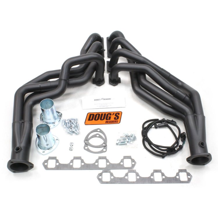 Black Hi-Temp Coated Headers 1979-1993 Ford 255-302W