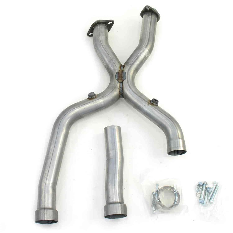 Aluminized X-Pipe Kit 1996-04 Mustang 4.6L 4V