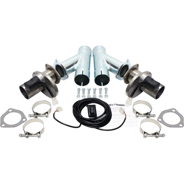 Electric Exhaust Cutout Kit 2.5" Tube Diameter