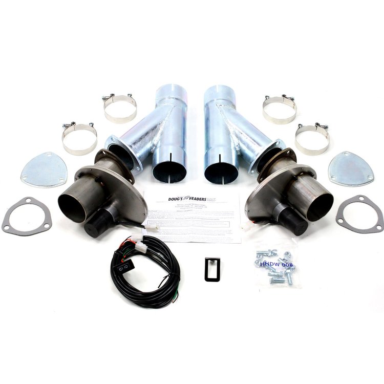 Electric Exhaust Cutout Kit 3" Tube Diameter