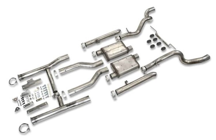 LS Engine Swap Exhaust System for 1963-1972 Chevy C10, GMC C-15 Pickup Trucks 2WD (Short Bed)