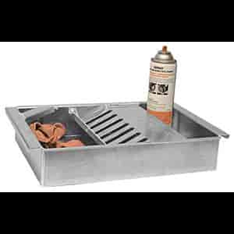 Deluxe Aluminum Gear Change Tray 17" W x 3" H x 12" D