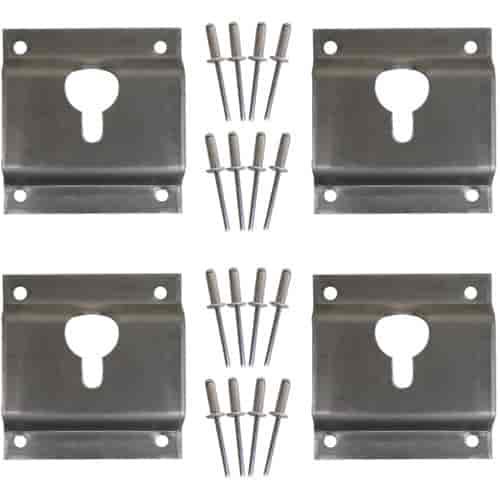 Aluminum Brackets For use with Vinyl Strip Doors
