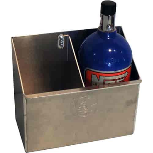 2-Bay Nitrous/CO2 Bottle Rack 9.5" W x 8" H x 4.75" D