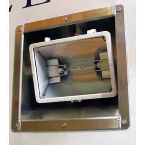 Junior Recessed Light Bucket w/ Light