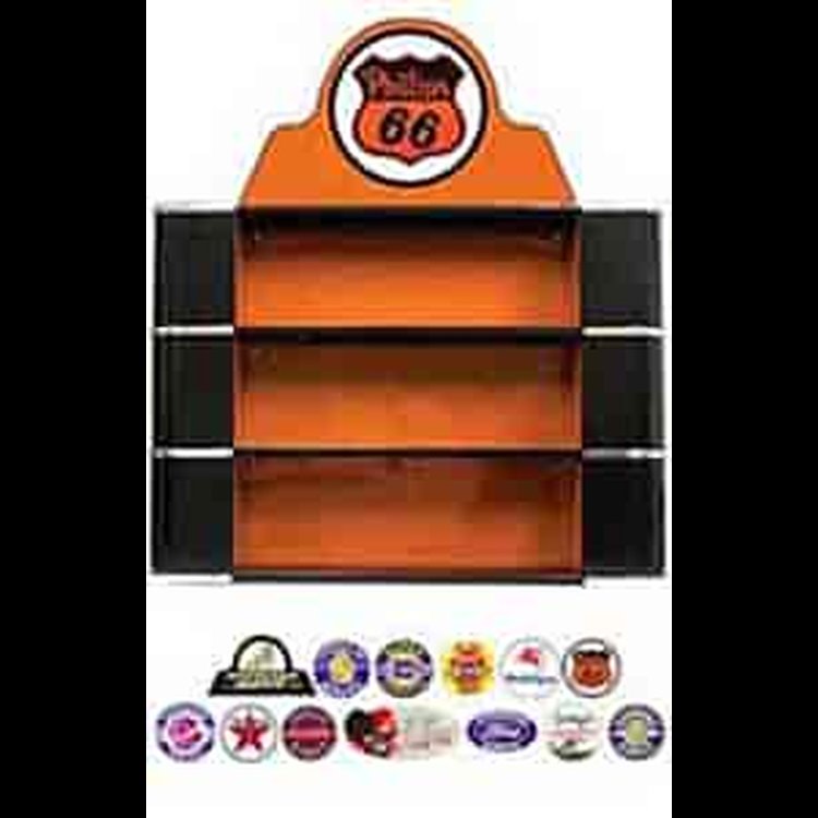26in Black/Orange Cabinet