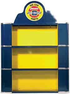 33in Blue/Yellow Cabinet