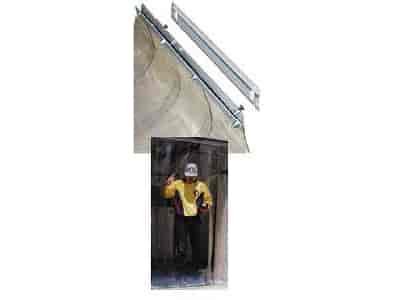 Clear Vinyl Strip Door 4" x 6"