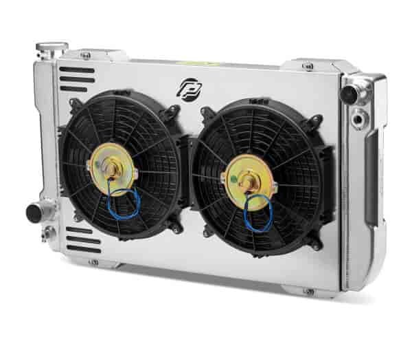 1-2-3 Series Radiator System, Universal Ford Fitment, for Manual Transmissions, 26 in. Core Width - Natural Finish