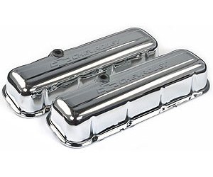 1965-Up Big Block Chevy Tall Valve Cover in Chrome Finish