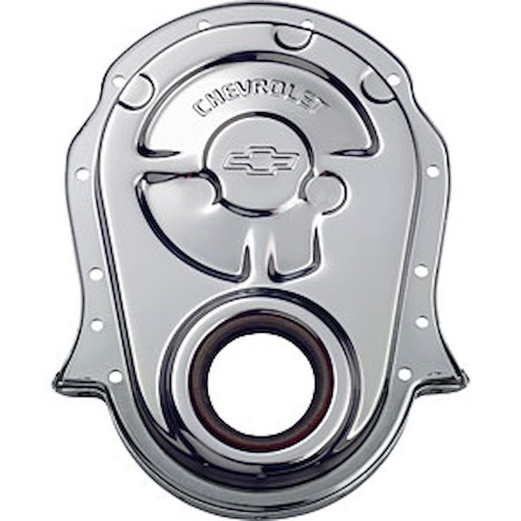 Steel Timing Chain Cover for 1965-1990 Big Block Chevy [Chrome]