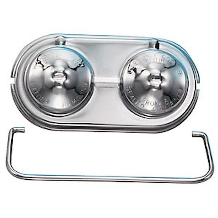 GM Chrome Master Cylinder Cover for Power Disc Brakes or Manual