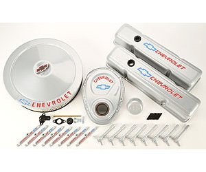 1958-1986 Small Block Chevy Collector"s Dress-Up Kit Metallic Gray