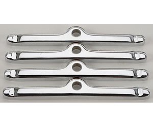 Chrome Valve Cover Hold Down Clamps Chevy Small Block & V6/90 Engines Through 1986