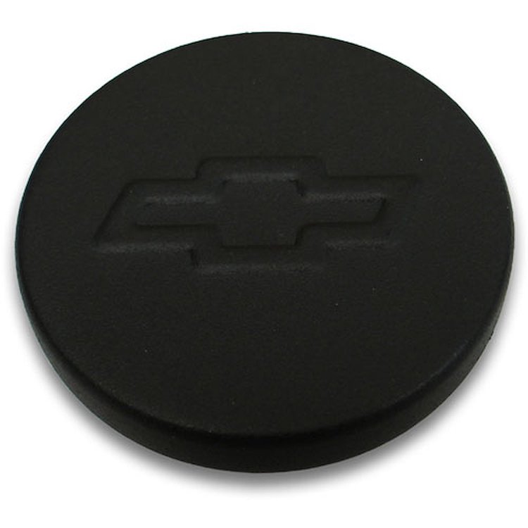Black Crinkle Oil Fill Cap Fits 1.22" Diameter Hole