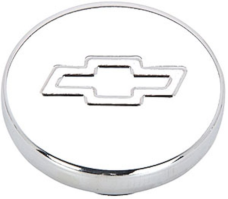 Chevy Bow Tie Push-In Oil Filler Cap [Chrome]
