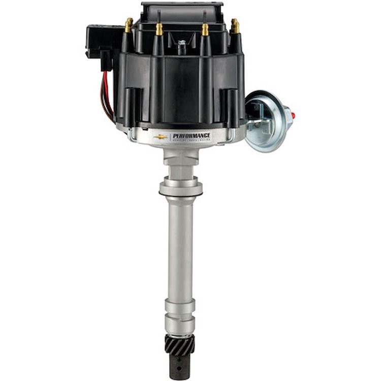Chevrolet Licensed HEI Distributor with Coil for Small Block/Big Block Chevy with Black Cap