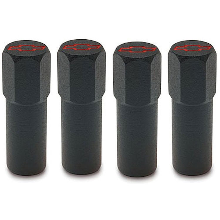 Valve Cover Mini Nuts for Black Crinkle Finish with Red Bowtie