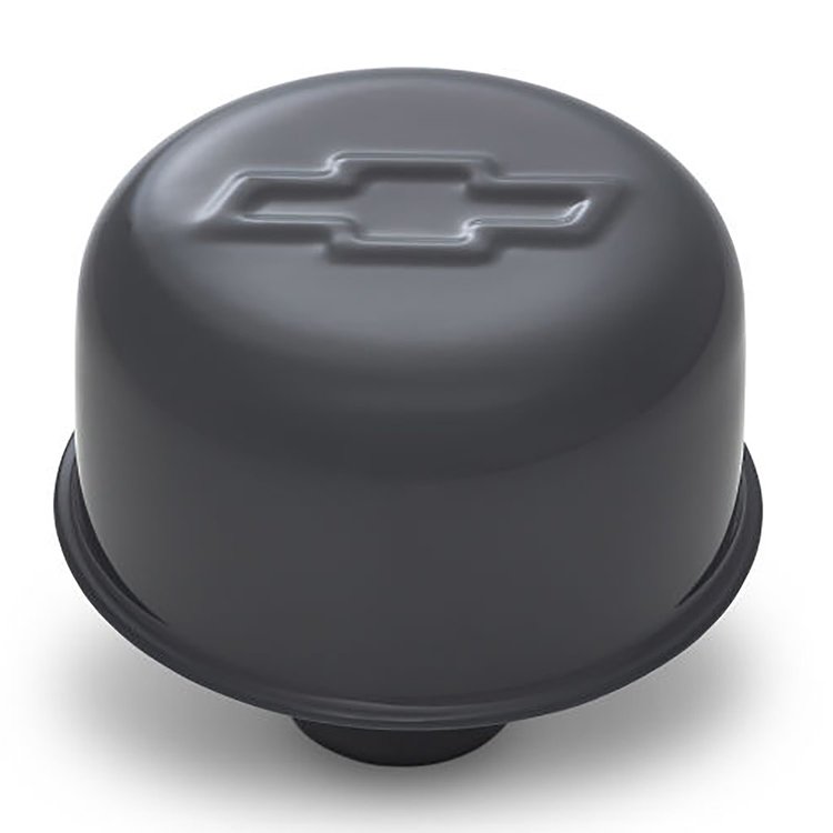 Officially-Licensed Chevy Push-In Air Breather Cap [Shark Gray]
