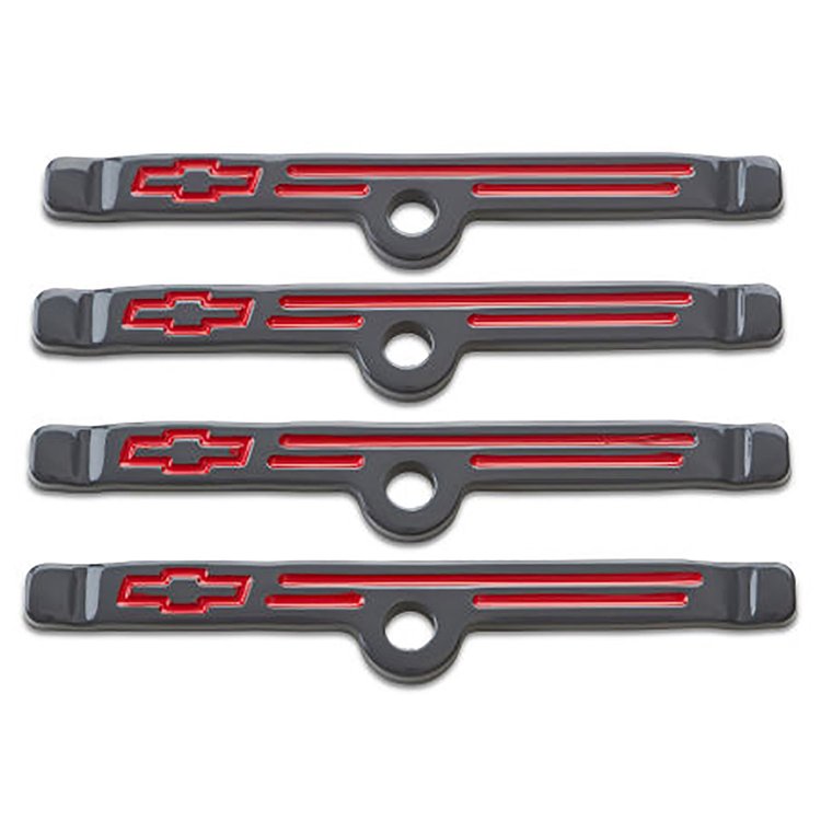 Valve Cover Hold Downs Long Style in Shark Gray
