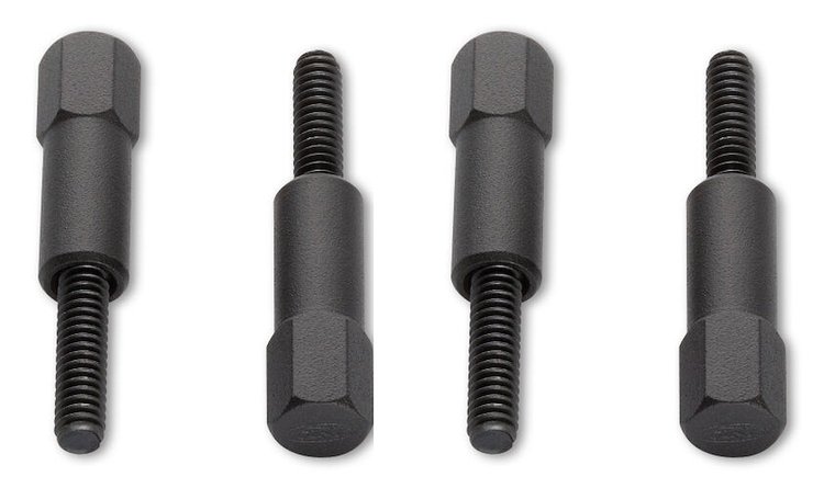 Valve Cover Mini Nuts 1/4"-20 in Black Crinkle