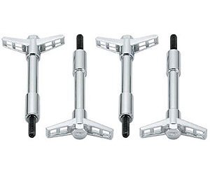 Ford Valve Cover Wing Nuts 1/4"-20 in Chome Finish