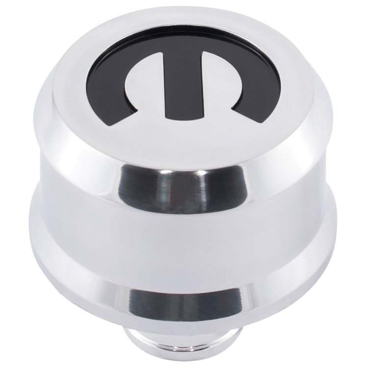 Push-In Air Breather Cap  2.500 in. Diameter Polished Finish