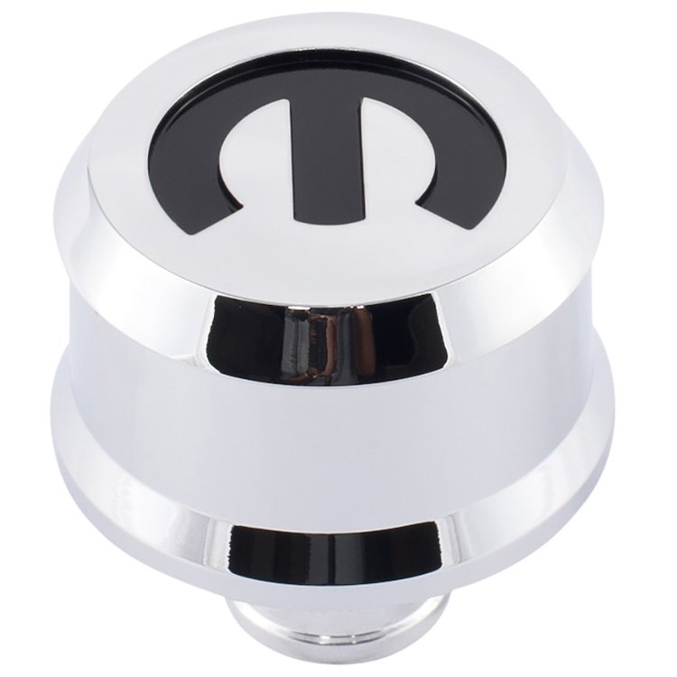 Push-In Air Breather Cap 2.500 in. Diameter Chrome Finish