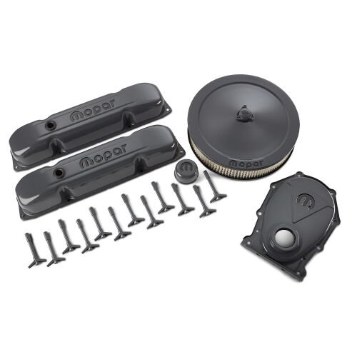 Mopar Big Block Engine Dress-Up Kit for 1958-1979 B/RB V8 Engines [Shark Gray]