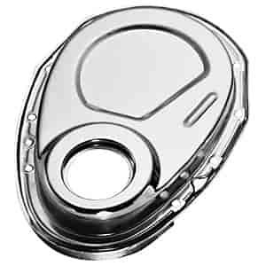 Chrome Timing Cover SB-Chevy 262-400ci, 1969-91