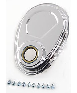 Chrome Timing Chain Cover 1967-1995 Small Block Chevy 262-400ci
